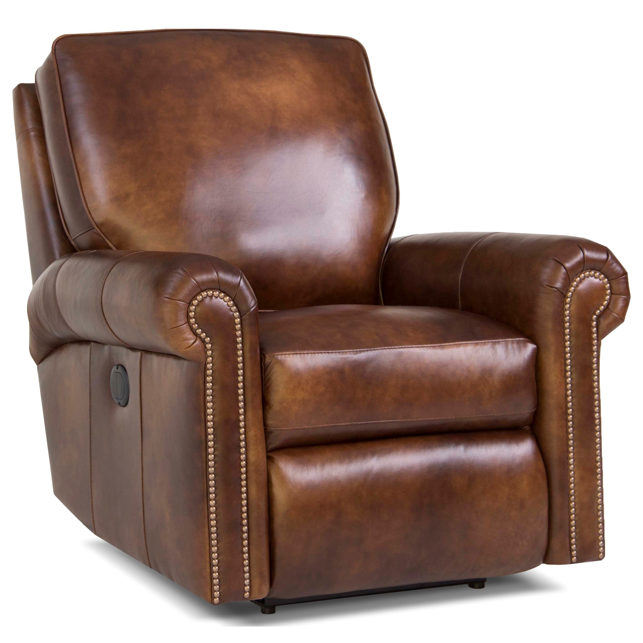 Smith Brothers 416 Traditional Swivel Glider Reclining Chair with Rolled Arms Darvin Furniture